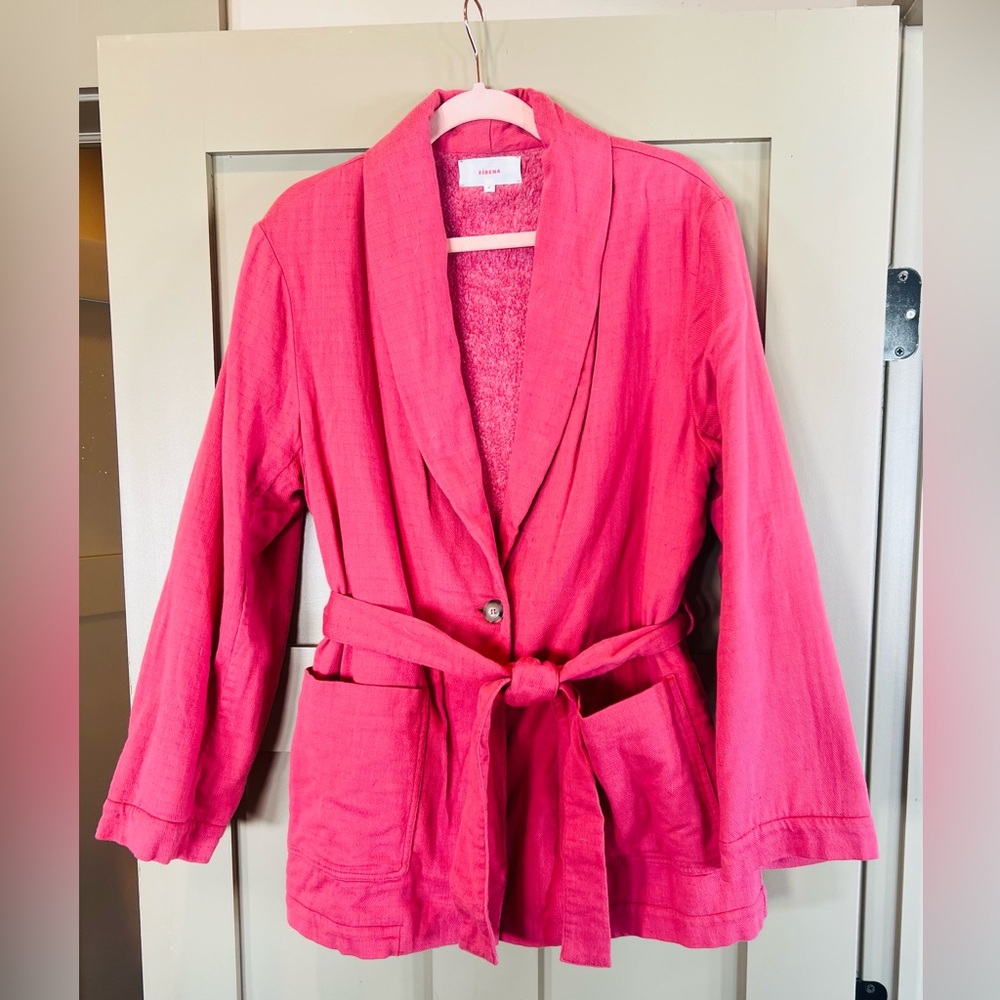 XiRENA Marlen Wrap Jacket Medium Sun-dried Red NEW
